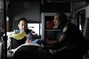 Howie "Chimney" Han (Kenneth Choi, l.); and Henrietta "Hen" Wilson (Aisha Hinds, r.)