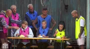(v.l.n.r.) Thorsten Legat; Sam Dylan; Anita Latifi; Jörg Hansen; Nico Legat; Vanessa Mariposa; Elsa Latifaj; Bobby Chambers