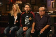 (v.l.n.r.) Dee Reynolds (Kaitlin Olson); Charlie Kelly (Charlie Day); Frank Reynolds (Danny DeVito)