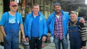 Von links: Roland, die Trödelexperten Otto Schulte und Sükrü Pehlivan und Helmut.