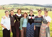 Lina Bernhardsgrütter, Margit Odermatt, Migga Falett, Käthy Hürzeler, Annelies Graf, Antonia Rudin, Silvia Limacher