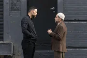 FBI SA Omar Adom 'OA' Zidan (Zeeko Zaki, l.); Imam (Leonid Citer, r.)