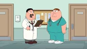 Dr. Elmer Hartman (l.); Peter Griffin (r.)