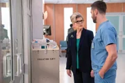 Debra Monk (Karen Brantley), Ryan Eggold (Dr. Max Goodwin)