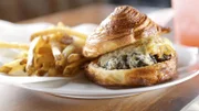 The Ethos Burger as Served at Ethos Bakery and Café in Richland, Washington, as seen on Diners, Drive-Ins and Dives, Season 29.