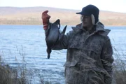 Alex Javor jagt erfolgreich eine Ente. (National Geographic/Tyler Colgan)