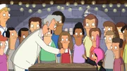 Vorne: Mr. Fischoeder (2.v.l.), Louise (2.v.r.)