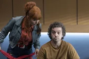 Morgane Alvaro (Audrey Fleurot, l.); Gilles Vandraud (Bruno Sanches, r.)