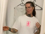 Kandidatin Maria. Motto in Berlin: Aus Alt mach Neu! Finde das perfekte Outfit zu deinem Second Hand-Teil!, Tag 1: Maria
