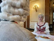 Nachgestellte Szene: Maria Theresia.