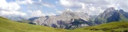 Panorama der oberen Partnom Alpe.