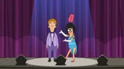 Tina (r.) wird zur Zauberassistentin von Jimmy Jr. (l.), um mehr in dessen Nähe zu sein. Doch wird sie das wirklich glücklicher stimmen?