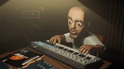 DJ Toomp am Synthesizer