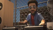Kool Herc beim Auflegen in der Bronx