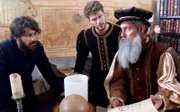 Gerhard Mercator (Darsteller unbekannt) gelingt mit seiner bis heute gebräuchlichen Zylinderprojektion ein wegweisender Schritt in der Kartographie.