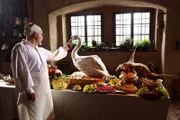 Das Auge isst schließlich mit: Im Mittelalter waren "Schaugerichte" beliebt. Es gab Kalbsköpfe auf mehrstöckigen Fleischfladen, Huhn im Glas oder Schwanenpasteten.