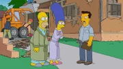 THE SIMPSONS: When a new neighbor showers him with kindness, Homer thinks he’s being tricked into buying a sports car at the dealership where the neighbor works—but the truth turns out to be even more sinister; Lisa neutralizes Nelson after he goes on a bullying spree in the "McMansion & Wife" episode of THE SIMPSONS.