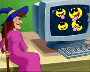 Chaos zu stiften, das macht der Computerhexe Spaß.