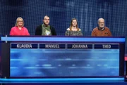 Die Kandidat:innen (v.l.n.r. ): Klaudia Güthues, Manuel Rosada, Johanna Kolodziej und Theo Franken.