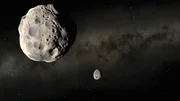 Millionen von Asteroiden ziehen jenseits des Mars ihre Bahnen um die Sonne. Dort, hunderte Millionen Kilometer von uns entfernt, sind sie keine Gefahr. Allerdings reicht schon ein kleiner Anlass, um das labile Gleichgewicht zu stören.