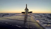 U 31 taucht in der Eckernförder Bucht ab.