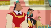 L-R: Kronk and Kuzco.