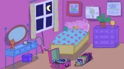 Peppa (r.) und Schorsch hören zum Einschlafen tolle Musik auf Omas und Opas Plattenspieler. So schläft es sich einfach am besten!