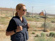 Mariana van Zeller in bulletproof vest.