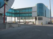 Dubai International Airport - Exterior shot of Concourse A under construction.