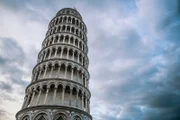The leaning tower of Pisa