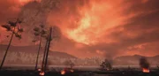 Umgebung vor dem Meteoriteneinschlag.