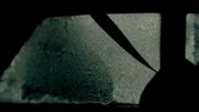 Ein gefrorenes Autofenster