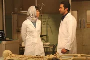 Camille Saroyan (Tamary Taylor, l.); Arastoo Vaziri (Pej Vahdat, r.)
