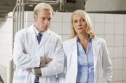 Was haben Anne Kamphuis (Alexandra v. Schwerin, r.) und Rüdiger Nagel (Stefan Kaminsky, l.) zu verbergen?