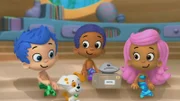 v.li.: Gil, Bubble Puppy, Goby, Clam, Molly