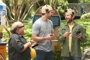 (v.l.n.r.) Frank Reynolds (Danny DeVito); Mac (Rob McElhenney); Charlie Kelly (Charlie Day)