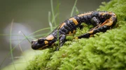 Feuersalamander.