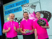 Univ.-Prof. Dr. Helmut Jungwirth (Mikrobiologe und Leiter des Geschmackslabors, Uni Graz), Martin Puntigam, Dr. Florian Freistetter (Astronom).