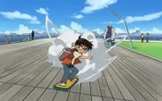 Ein neuer Fall für Conan (M.): Nachdem er gemeinsam mit seinen Freunden in einen Freizeitpark eingeladen wurde, stellt sich heraus, dass es eine Falle war und er mit Kogoro einen mysteriösen Fall lösen soll.
