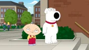 Stewie Griffin (l.); Brian Griffin (r.)