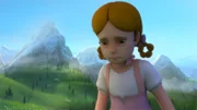 Verzweifelt läuft Theresa in die Berge davon.