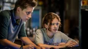 Ein super Team am Computer im HQ: Moritz und Leo