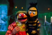 Ernie (l.) und Bert (r.) sind „Die Schöne und das Biest“.