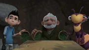 Zak, Gramps und Willow essen den Eukalyptus-Brei lieber nicht.