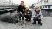 Marlene und Ida im Robbenforschungszentrum Rostock