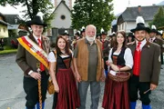 Sepp Forcher und die Trachtenkapelle Wulfenia.