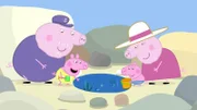 Peppa und Schorsch fahren mit Oma und Opa Wutz ans Meer.