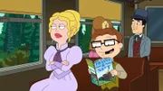 Vorne, l-r: Francine, Steve