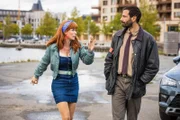 Morgane Alvaro (Audrey Fleurot, l.); Adam Karadec (Mehdi Nebbou, r.)