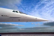 Die markante Nase der Concorde ist bei Start und Landung absenkbar, um den Piloten eine bessere Sicht zu gewährleisten.